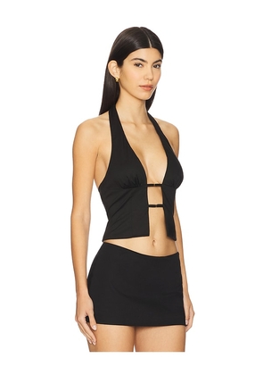 superdown Dulcie Top in Black. Size L. Also in M, S, XL, XS.