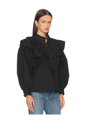 Scarlett Poppies Rena Top in Black. Size L. Also in M, S, XS.