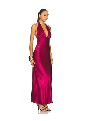 SNDYS Leslie Maxi Dress in Purple. Size L. Also in M, S, XL, XS, XXL, XXS.