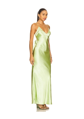 SNDYS Spain Maxi Dress in Green. Size L. Also in M, S, XL, XS, XXL, XXS.