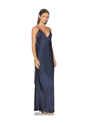 SNDYS Spain Maxi Dress in Navy. Size L. Also in XL, XXL, XXS.