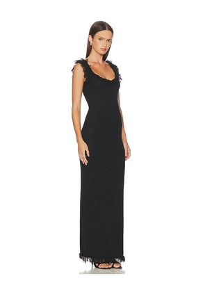 SNDYS Skyler Maxi Dress in Black. Size L. Also in M, S, XL, XS, XXL.