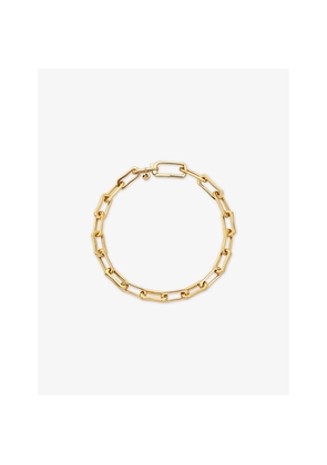 Womens Monica Vinader Alta Mini 18ct Yellow Gold Vermeil Chain Bracelet