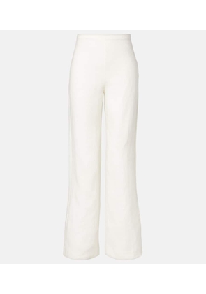 Faithfull Ilride high-rise linen straight pants