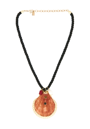 DANNIJO Lovie Necklace in Cream.