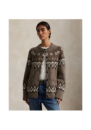Fair Isle Wool-Blend Cardigan