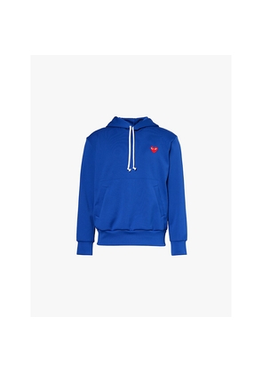 Mens Comme Des Garcons Play Regular-Fit Tech-Knit Woven Hoody