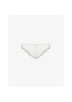 Womens Aubade Kiss Of Love Mid-Rise Lace Briefs