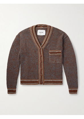 Story mfg. - Organic Cotton Cardigan - Men - Brown - S