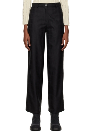 Helenamanzano Black HLM Zip Trousers