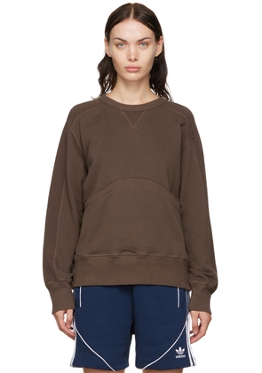 Nicholas Daley Brown Paneled Sweatshirt