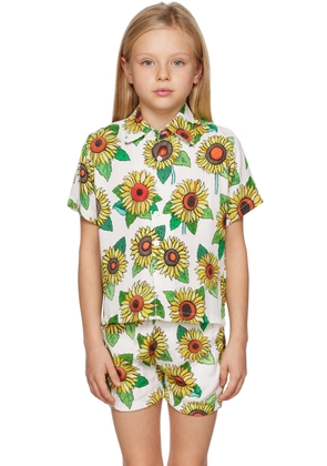 Endless Joy Kids White Sunflower Shirt