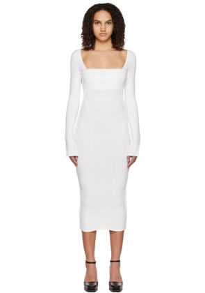 Anna October Off-White Collette Midi Dress