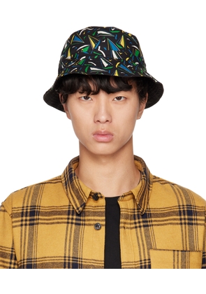A. P.C. Multicolor & Black Bob Mark Bucket Hat