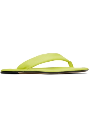 BY FAR Green Dasha Sandals