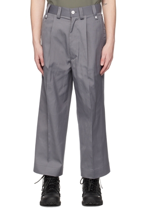 F/CE. Gray Tech Trousers