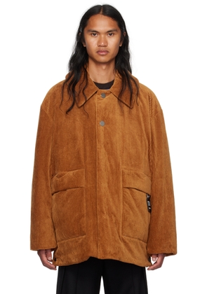 WOOYOUNGMI Orange Spread Collar Down Jacket