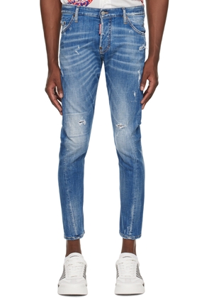 Dsquared2 Blue Sexy Twist Jeans