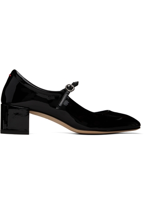 Aeyde Black Aline Heels