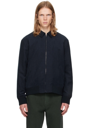 A. P.C. Navy Gilles Bomber Jacket