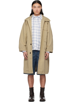 lesugiatelier Beige Travel Mac Coat