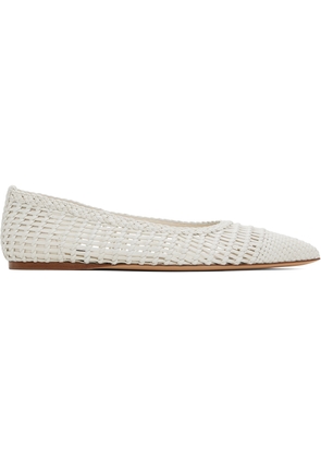 Gabriela Hearst Off-White Aurora Braided Ballerina Flats