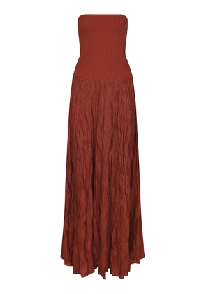 Johanna Ortiz Light And Sound Crinkled Linen-Cotton Maxi Skirt - Moda Operandi