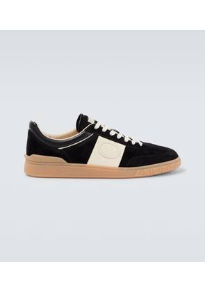Valentino Garavani Upvillage suede and leather sneakers