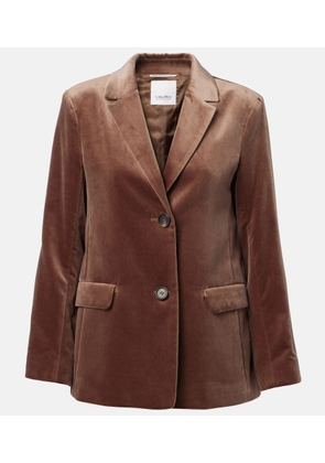 'S Max Mara Agata cotton velvet blazer