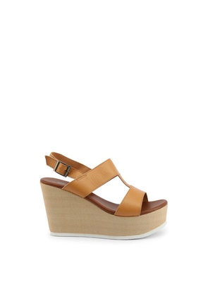 Henry Cottons  Ankle Strap Wedges - Brown 41