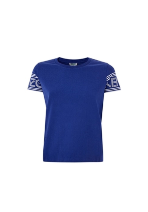 Kenzo Chic Blue Cotton Tee for Everyday Elegance - XXS