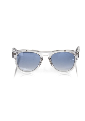 Frankie Morello White Acetate Sunglasses