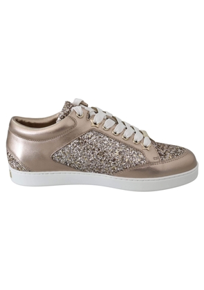 Miami Ballet Pink Leather Sneakers - EU34.5/US4.5