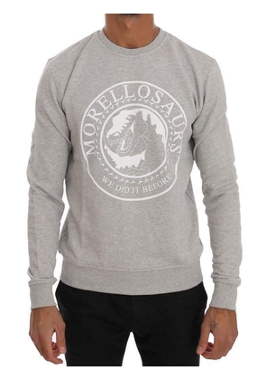 Frankie Morello  Cotton Crewneck Pullover Sweater - S