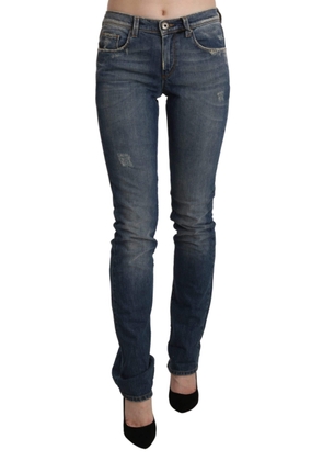 Ermanno Scervino  Washed Mid Waist Skinny Denim Jeans - W26