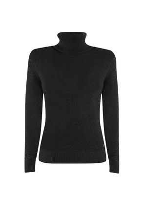 Black Viscose Sweater - XS