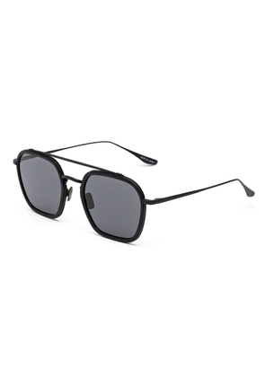 Black Stainless Steel Sunglasses