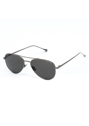 Gray Stainless Steel Sunglasses