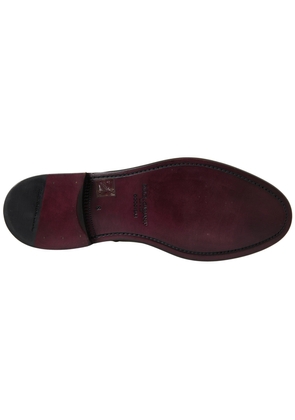 Dolce & Gabbana Brown Leather Chelsea Mens Boots Shoes - EU40/US7