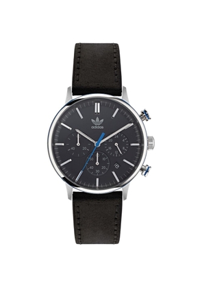 Black Leather Watch