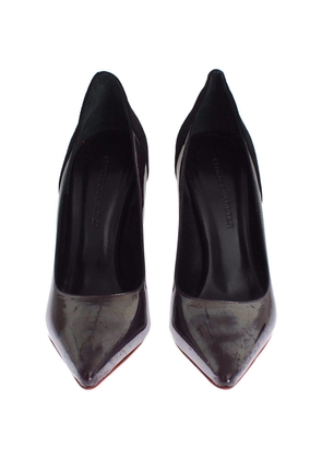 Cédric Charlier  Leather Suede Heels Pumps Shoes - EU41/US10.5