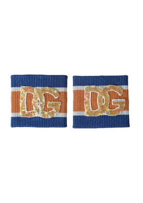 Multicolor Logo Sequin Viscose Wristband