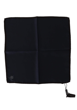 Dolce & Gabbana Black Square Handkerchief 100% Silk Scarf