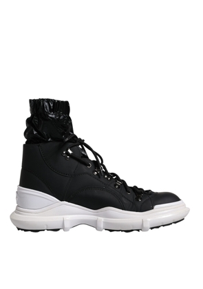 Black Nylon Galileo High Top Sneakers Shoes - EU44/US11