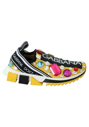 Embellished Yellow Sorrento Sneakers - EU36/US5.5