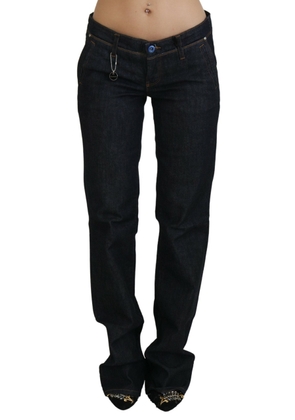 Costume National Blue Low Waist Straight Denim Pants Jeans - W26