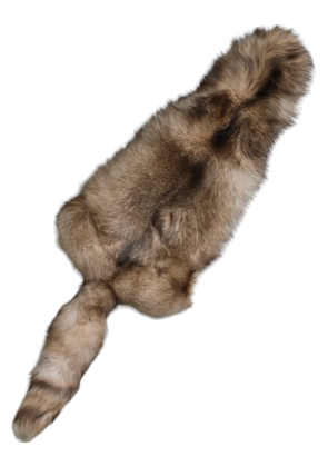 Brown Frost Fox Fur Neck Warmer Winter Scarf