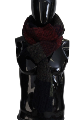 Dolce & Gabbana Multicolor Knitted  Neck Wrap Shawl Scarf