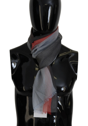 Costume National Multicolor Cotton Shawl Wrap Scarf