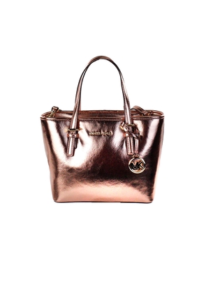 Jet Set Primrose Metallic XS Carryall Top Zip Tote Bag Purse